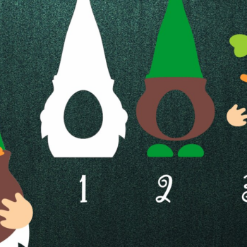 Intra απο ξύλο plywood 3mm-4mm πάχος – Patrick's Day Gnome - Αυγοθήκη Δίασταση  20x20 cm INTRAFABR-8816574 - Image 3