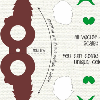 Intra απο ξύλο plywood 3mm-4mm πάχος – Patricks Day Gnome - Lollipop Holder Tem Δίασταση  20x20 cm INTRAFABR-8820434 - Image 2