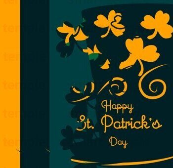 Intra απο ξύλο plywood 3mm-4mm πάχος – Patrick's Day Multilayered, Patrick's Day Δίασταση  20x20 cm INTRAFABR-81173827 - Image 3