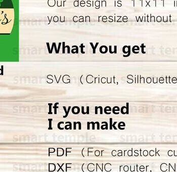 Intra απο ξύλο plywood 3mm-4mm πάχος – Patrick's Day Multilayered, Patrick's Day Δίασταση  20x20 cm INTRAFABR-81173627 - Image 2