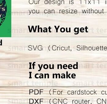 Intra απο ξύλο plywood 3mm-4mm πάχος – Αρχείο Patrick's Day για Cricut Δίασταση  20x20 cm INTRAFABR-81174258 - Image 2