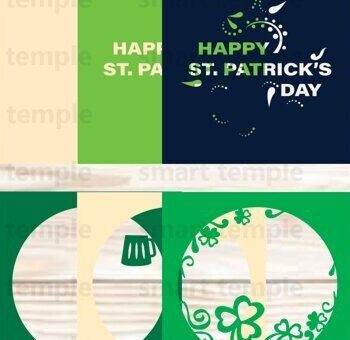 Intra απο ξύλο plywood 3mm-4mm πάχος – Αρχείο Patrick's Day για Cricut Δίασταση  20x20 cm INTRAFABR-81174258 - Image 3