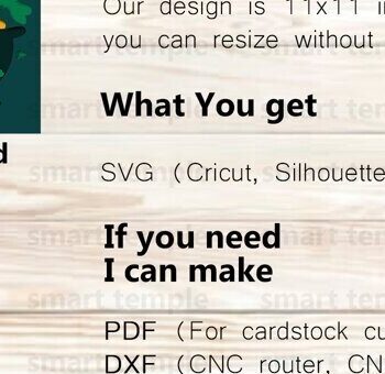 Intra απο ξύλο plywood 3mm-4mm πάχος – Διάνυσμα ημέρας του Πάτρικ, Ημέρα του Πάτρικ 3d Δίασταση 20x20 cm INTRAFABR-81174088 - Image 2