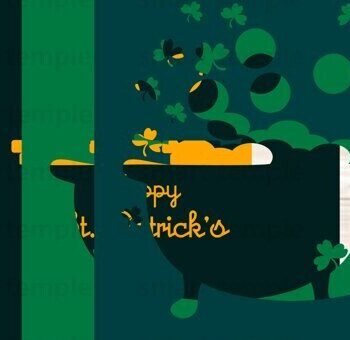 Intra απο ξύλο plywood 3mm-4mm πάχος – Διάνυσμα ημέρας του Πάτρικ, Ημέρα του Πάτρικ 3d Δίασταση 20x20 cm INTRAFABR-81174088 - Image 3