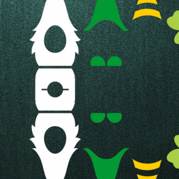 Intra απο ξύλο plywood 3mm-4mm πάχος – Patrick's Gnome - Σοκολατένια Αυγοθήκη Δίασταση  20x20 cm INTRAFABR-8805614 - Image 3