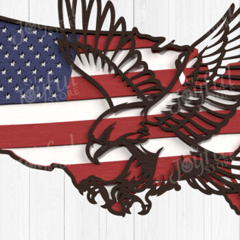 Intra απο ξύλο plywood 3mm-4mm πάχος – Patriotic Sign Bundle 4ης Ιουλίου Δίασταση  40x30 cm INTRAFABR-122299029 - Image 2