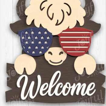 Intra απο ξύλο plywood 3mm-4mm πάχος – Patriotic Sign Bundle 4ης Ιουλίου Δίασταση  40x30 cm INTRAFABR-122299029 - Image 5