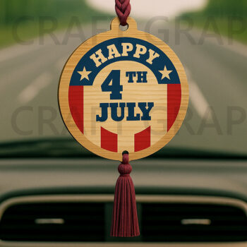 Intra απο ξύλο plywood 3mm-4mm πάχος – Πακέτο Κρεμαστό Πατριωτικό Αυτοκίνητο Δίασταση 20x20 cm INTRAFABR-123889439 - Image 6