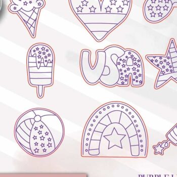 Intra απο ξύλο plywood 3mm-4mm πάχος – Patriotic DiY Craft Kit Δίασταση  20x20 cm INTRAFABR-75551669 - Image 2