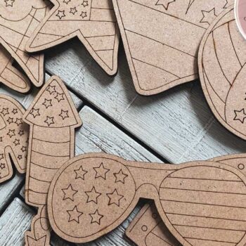 Intra απο ξύλο plywood 3mm-4mm πάχος – Patriotic DiY Craft Kit Δίασταση  20x20 cm INTRAFABR-75551669 - Image 7