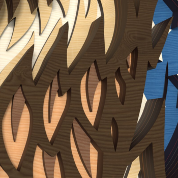 Intra απο ξύλο plywood 3mm-4mm πάχος – Patriotic Eagle Layered Δίασταση 20x20 cm INTRAFABR-122672795 - Image 2