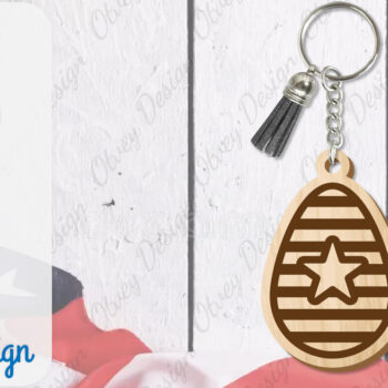 Intra απο ξύλο plywood 3mm-4mm πάχος – Patriotic Keychain Lasercut Δίασταση  5x5 cm INTRAFABR-100486396 - Image 16