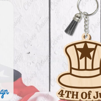 Intra απο ξύλο plywood 3mm-4mm πάχος – Patriotic Keychain Lasercut Δίασταση  5x5 cm INTRAFABR-100485966 - Image 11