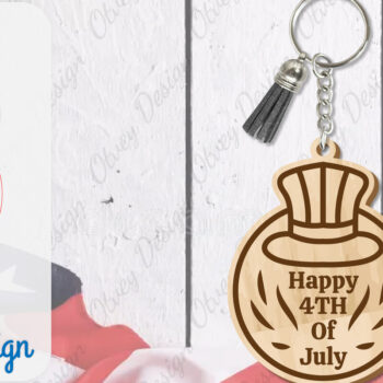Intra απο ξύλο plywood 3mm-4mm πάχος – Patriotic Keychain Lasercut Δίασταση  5x5 cm INTRAFABR-100485966 - Image 15