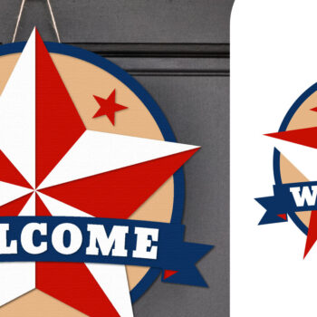 Intra απο ξύλο plywood 3mm-4mm πάχος – Patriotic Sign Lasercut - Σήμα καλωσορίσματος Δίασταση 40x30 cm INTRAFABR-122477642 - Image 8