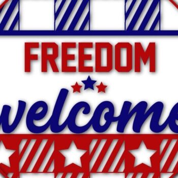 Intra απο ξύλο plywood 3mm-4mm πάχος – Πακέτο PNG Patriotic Welcome Sign Δίασταση 40x30 cm INTRAFABR-121535455 - Image 7