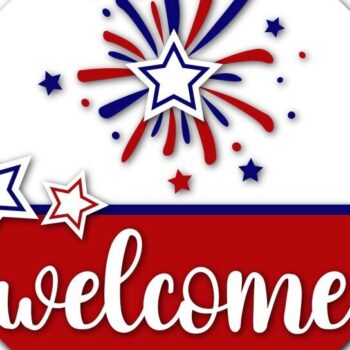 Intra απο ξύλο plywood 3mm-4mm πάχος – Πακέτο PNG Patriotic Welcome Sign Δίασταση 40x30 cm INTRAFABR-121535455 - Image 8