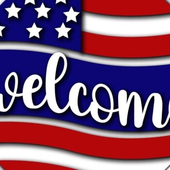 Intra απο ξύλο plywood 3mm-4mm πάχος – Πακέτο PNG Patriotic Welcome Sign Δίασταση 40x30 cm INTRAFABR-121535455 - Image 9