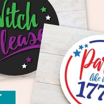 Intra απο ξύλο plywood 3mm-4mm πάχος – Πατριωτικό σημάδι καλωσορίσματος Δίασταση 20x20 cm INTRAFABR-32520963 - Image 3