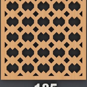 Intra απο ξύλο plywood 3mm-4mm πάχος – Σετ σουβέρ μοτίβων / Αρχεία κοπής με λέιζερ Δίασταση  20x20 cm INTRAFABR-40251091 - Image 2