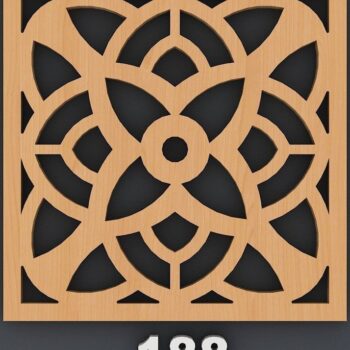 Intra απο ξύλο plywood 3mm-4mm πάχος – Σετ σουβέρ μοτίβων / Αρχεία κοπής με λέιζερ Δίασταση  20x20 cm INTRAFABR-40251091 - Image 5