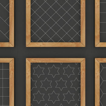 Intra απο ξύλο plywood 3mm-4mm πάχος – Σχέδια πλαισίων με μοτίβα 105 Δίασταση 20x20 cm INTRAFABR-117989928 - Image 3