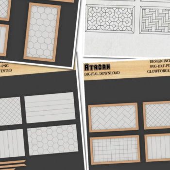 Intra απο ξύλο plywood 3mm-4mm πάχος – Σχέδια πλαισίων με μοτίβα 105 Δίασταση 20x20 cm INTRAFABR-117989928 - Image 6