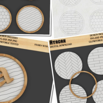 Intra απο ξύλο plywood 3mm-4mm πάχος – Σχέδια πλαισίων με μοτίβα 105 Δίασταση 20x20 cm INTRAFABR-117989928 - Image 7