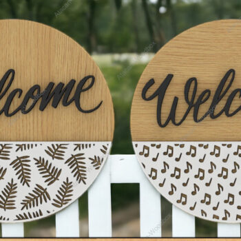 Intra απο ξύλο plywood 3mm-4mm πάχος – Σύνολο διανυσματικών μοτίβων με μοτίβο πόρτας Δίασταση  20x20 cm INTRAFABR-91939077 - Image 3