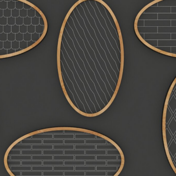 Intra απο ξύλο plywood 3mm-4mm πάχος – Πλαίσιο με μοτίβο 107 Δίασταση 20x20 cm INTRAFABR-118028070 - Image 7