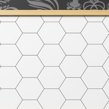 Intra απο ξύλο plywood 3mm-4mm πάχος – Μοτίβα και πλαίσιο Κυψελοειδή ψαροκόκαλο Δίασταση 20x20 cm INTRAFABR-46326548 - Image 5