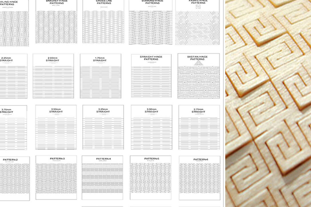 Intra απο ξύλο plywood 3mm-4mm πάχος – Μοτίβα Βραχιόλι Ευέλικτη μεντεσέ διαβίωσης Δίασταση  20x20 cm INTRAFABR-67869976