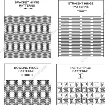 Intra απο ξύλο plywood 3mm-4mm πάχος – Μοτίβα Βραχιόλι Ευέλικτη μεντεσέ διαβίωσης Δίασταση  20x20 cm INTRAFABR-67869976 - Image 2