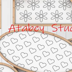 Intra απο ξύλο plywood 3mm-4mm πάχος – Μοτίβα για το Glowforge Heart Flower Δίασταση 20x20 cm INTRAFABR-37056806