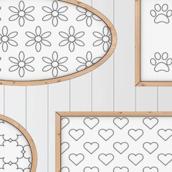 Intra απο ξύλο plywood 3mm-4mm πάχος – Μοτίβα για το Glowforge Heart Flower Δίασταση 20x20 cm INTRAFABR-37056806 - Image 4