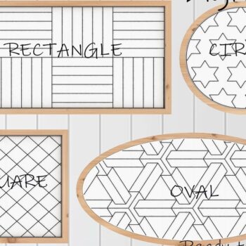 Intra απο ξύλο plywood 3mm-4mm πάχος – Μοτίβα Star Diamond Παρκέ Escher Cut Δίασταση  20x20 cm INTRAFABR-37054309 - Image 1