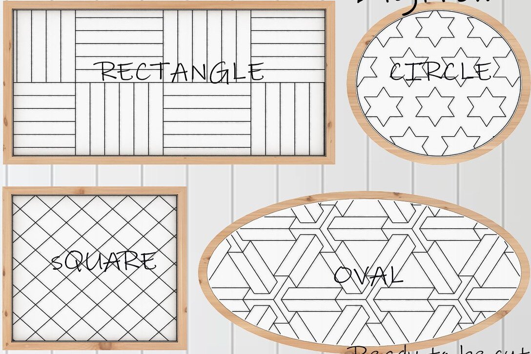 Intra απο ξύλο plywood 3mm-4mm πάχος – Μοτίβα Star Diamond Παρκέ Escher Cut Δίασταση  20x20 cm INTRAFABR-37054309