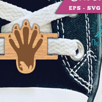 Intra απο ξύλο plywood 3mm-4mm πάχος – Κορδόνια Paw Beaver Ετικέτες Δίασταση 20x20 cm INTRAFABR-112295369 - Image 1