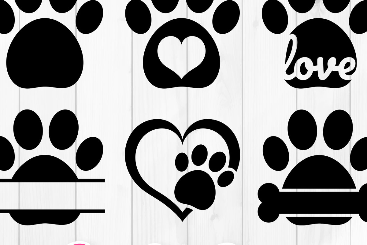 Intra απο ξύλο plywood 3mm-4mm πάχος – Πόδι - Εκτυπώσεις ποδιών σκύλου Δίασταση  20x20 cm INTRAFABR-6126275