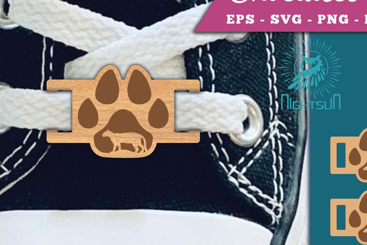 Intra απο ξύλο plywood 3mm-4mm πάχος – Paw Leaopard Κορδόνια Ετικέτες Δίασταση  20x20 cm INTRAFABR-112295564