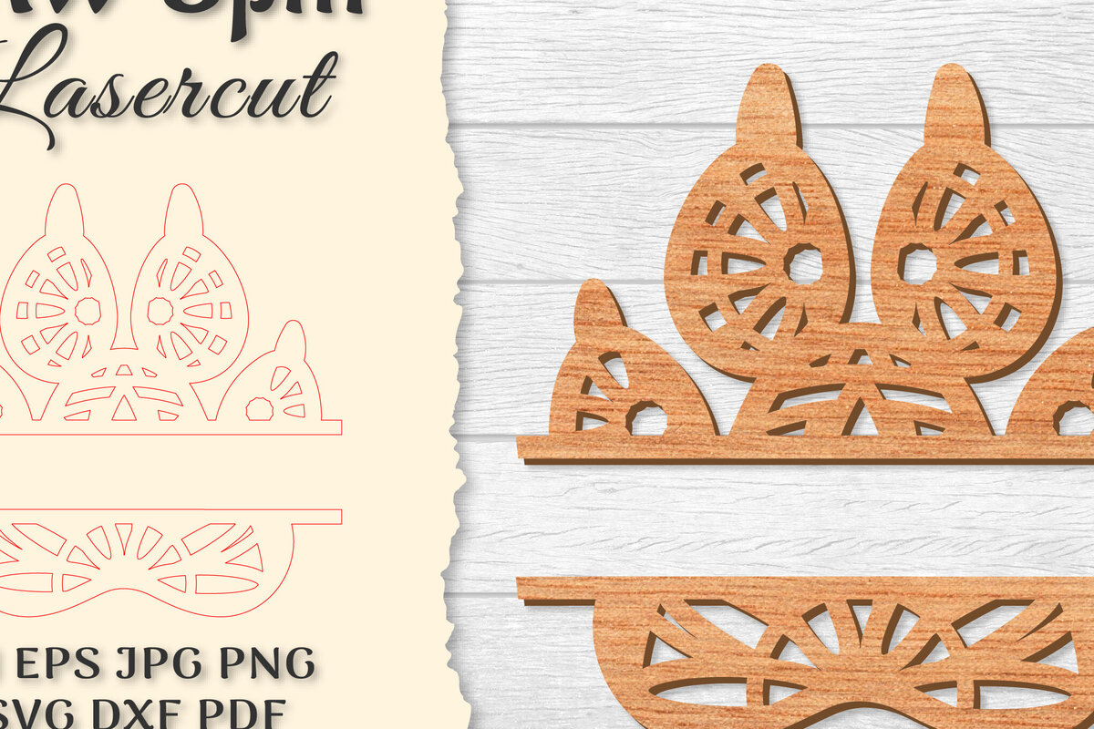 Intra απο ξύλο plywood 3mm-4mm πάχος – Paw Mandala Split Lasercut Δίασταση  20x20 cm INTRAFABR-121333832