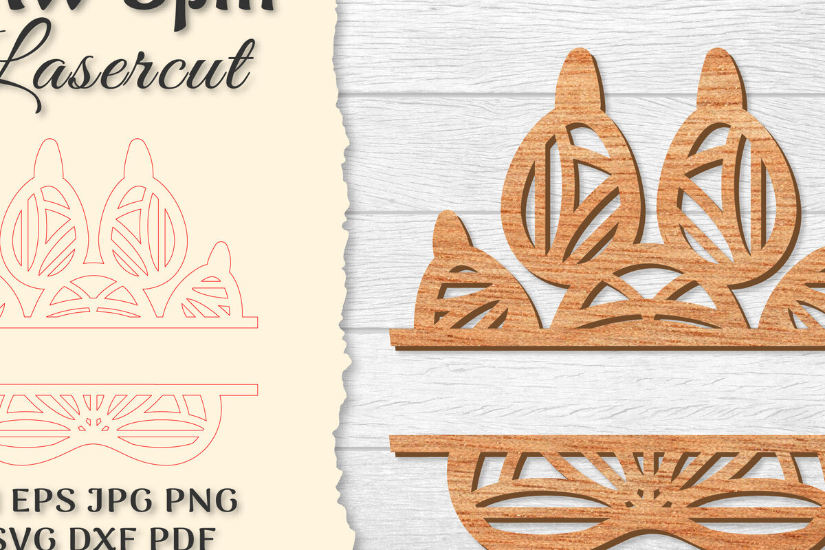 Intra απο ξύλο plywood 3mm-4mm πάχος – Paw Mandala Split Lasercut Δίασταση  20x20 cm INTRAFABR-121333835
