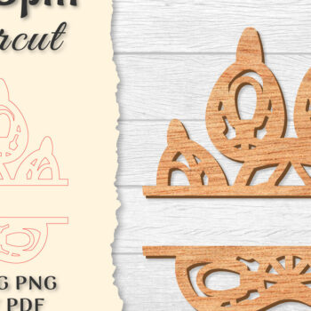 Intra απο ξύλο plywood 3mm-4mm πάχος – Paw Mandala Split Lasercut Δίασταση  20x20 cm INTRAFABR-121333986 - Image 1