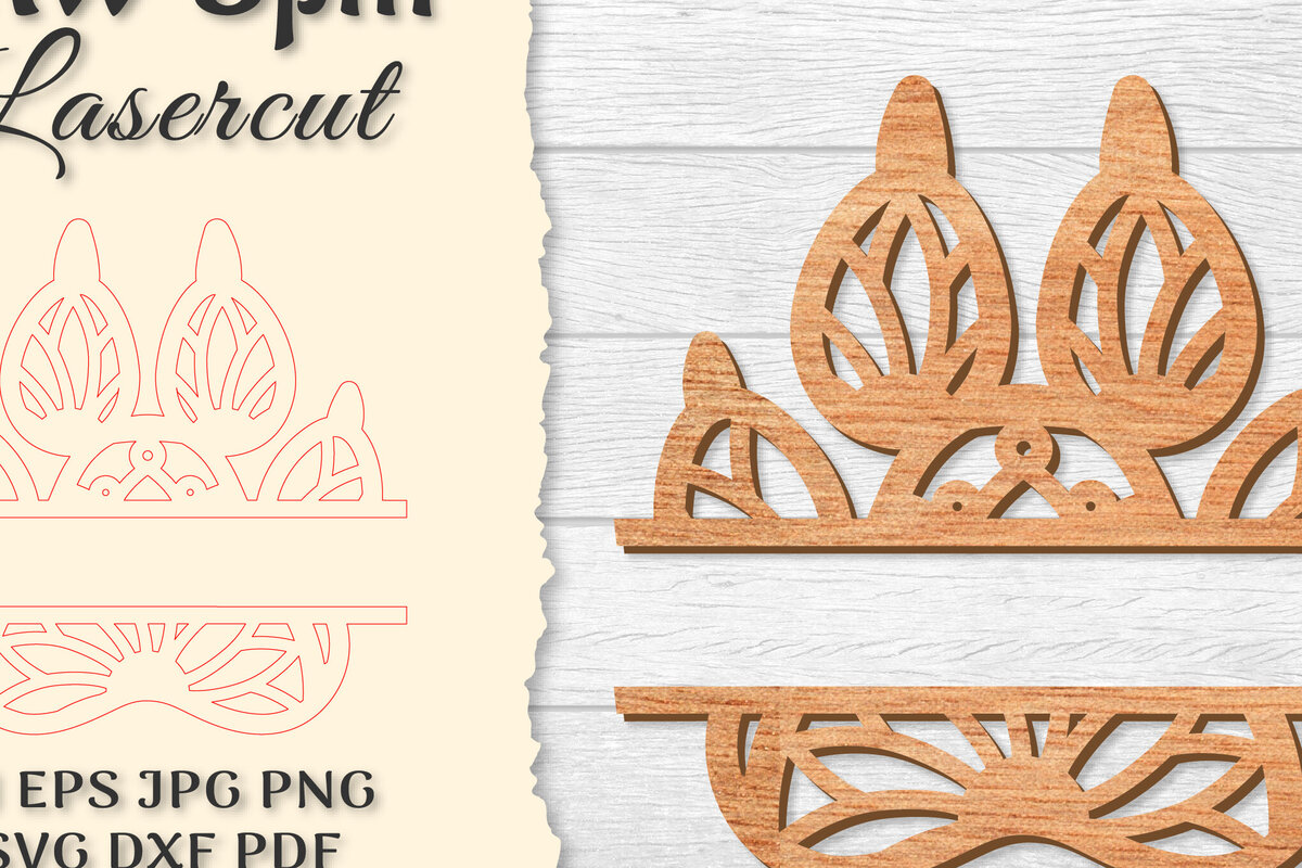 Intra απο ξύλο plywood 3mm-4mm πάχος – Paw Mandala Split Lasercut Δίασταση  20x20 cm INTRAFABR-121333823