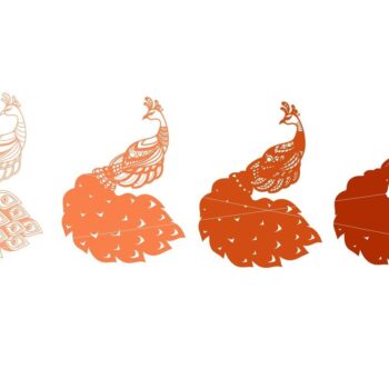 Intra απο ξύλο plywood 3mm-4mm πάχος – Πρότυπο κοπής παγωνιού Δίασταση  20x20 cm INTRAFABR-32289262 - Image 6