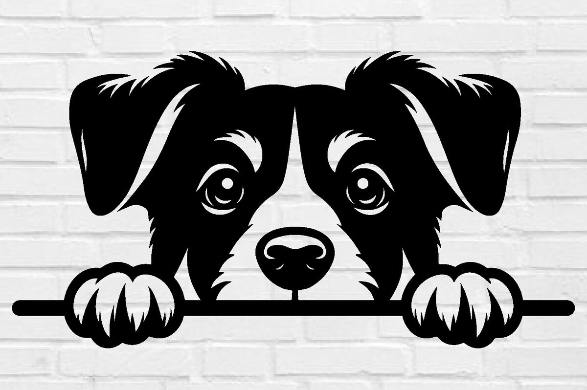 Intra απο ξύλο plywood 3mm-4mm πάχος – Peeking Cat Laser Design Δίασταση  40x30 cm INTRAFABR-97404275