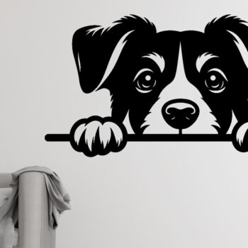 Intra απο ξύλο plywood 3mm-4mm πάχος – Peeking Cat Laser Design Δίασταση  40x30 cm INTRAFABR-97404275 - Image 3