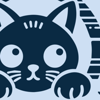 Intra απο ξύλο plywood 3mm-4mm πάχος – Αρχείο αποκοπής PEEKING CAT Δίασταση  20x20 cm INTRAFABR-99378568 - Image 1