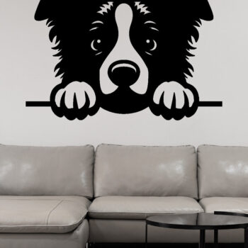 Intra απο ξύλο plywood 3mm-4mm πάχος – Peeking Dog Laser DXF Δίασταση  20x20 cm INTRAFABR-97403628 - Image 2