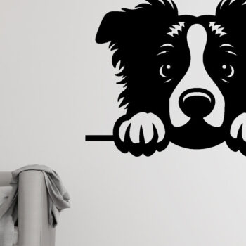 Intra απο ξύλο plywood 3mm-4mm πάχος – Peeking Dog Laser DXF Δίασταση  20x20 cm INTRAFABR-97403628 - Image 3